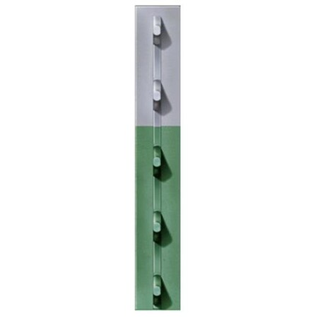 Chicago Heights Steel Chicago Heights Steel FRPT13300050G2N 1.33 in. x 5 ft. Green Studded T-Post; Pack Of 5 149398